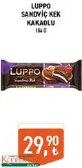 LUPPO SANDVİÇ KEK KAKAOLU 184 G LUPPO SANDVİÇ KEK KAKAOLU 184 G